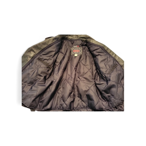 Bikers Leather Stuff Womens Leather Jacket Medium Double Lined Harley - Picture 5 of 7